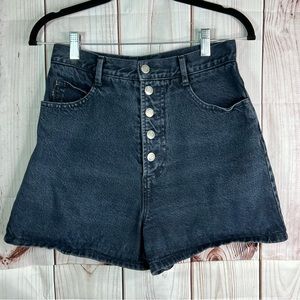 Vintage bongo button fly denim jean shorts